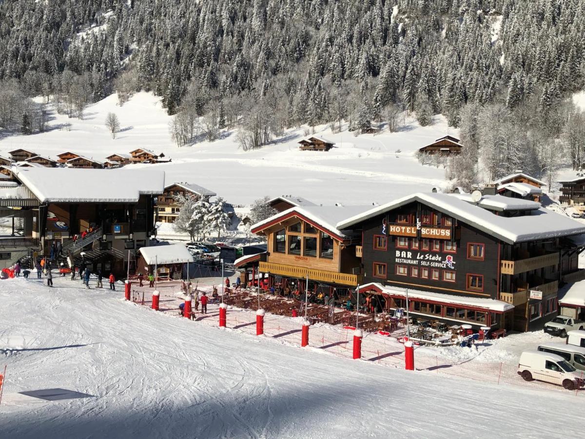 Le Schuss Otel Châtel Dış mekan fotoğraf